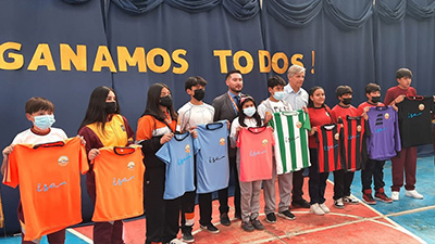Seis colegios de Calama y Sierra Gorda dan puntapié inicial a Torneo de Fútbol Inclusivo